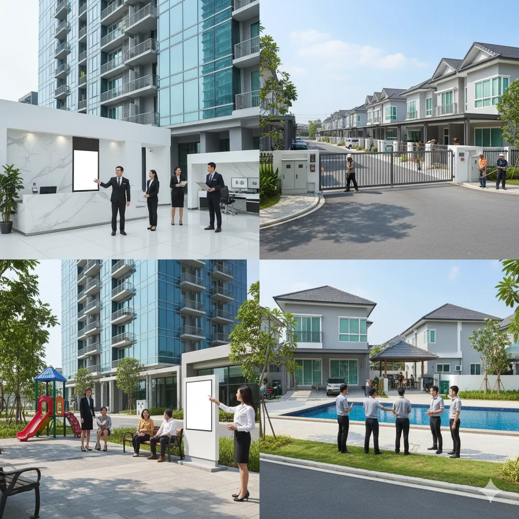 ประเภทที่ 1 บริหารจัดการอาคารชุดและหมู่บ้านจัดสรร